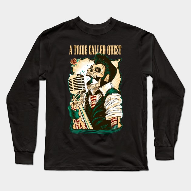 A TRIBE CALLED QUEST RAPPER Long Sleeve T-Shirt by Tronjoannn-maha asyik 